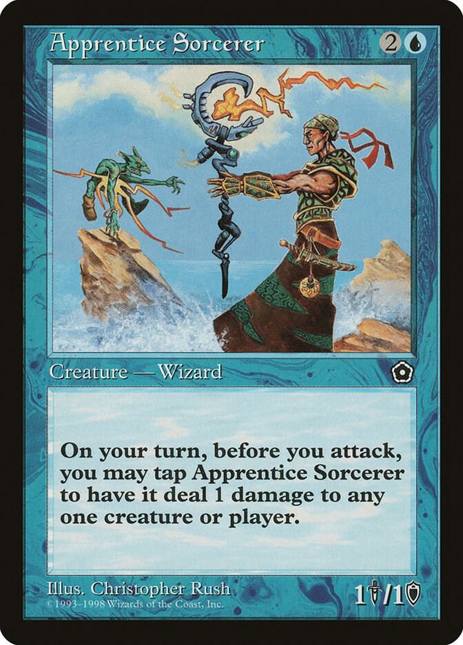 Apprentice Sorcerer card from Portal Second Age