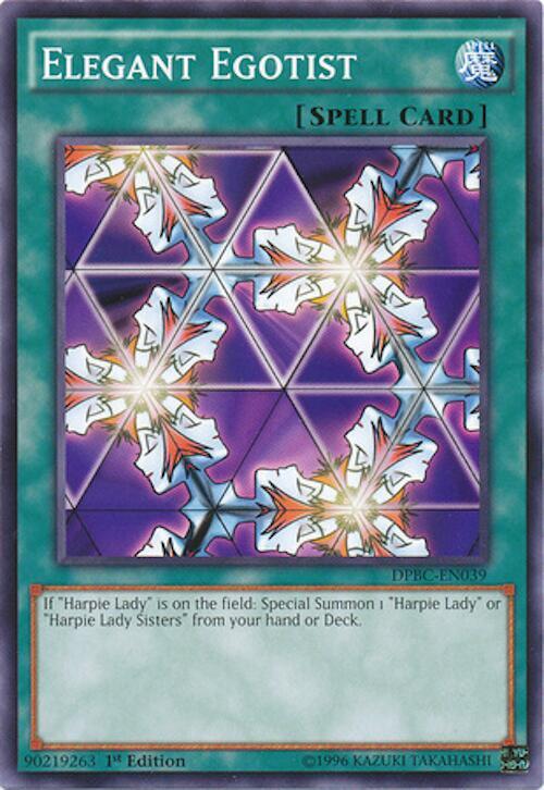 Elegant Egotist DPBC-EN039 card from Duelist Pack: Battle City