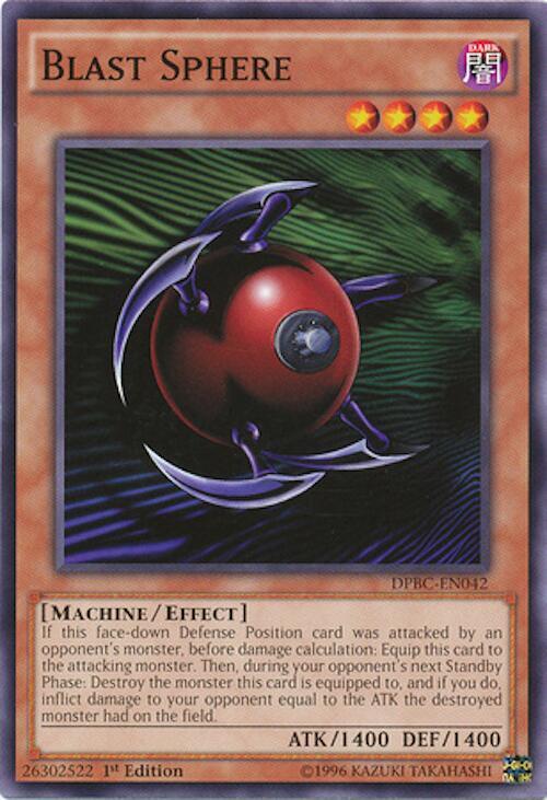 Blast Sphere DPBC-EN042 card from Duelist Pack: Battle City
