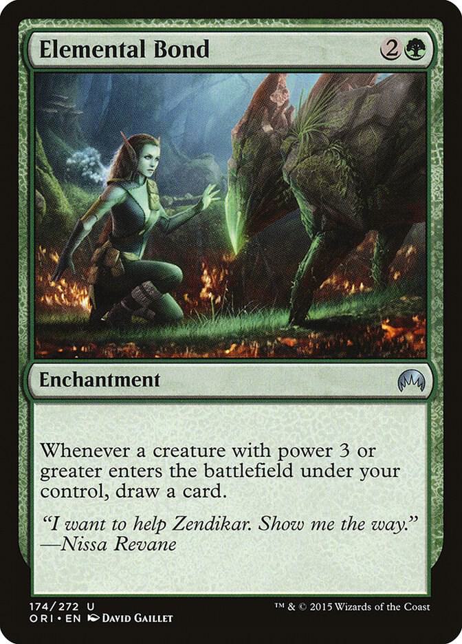 Elemental Bond 174 card from Magic Origins