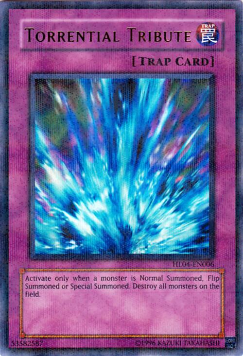 Torrential Tribute HL04-EN006 card from Hobby League 4