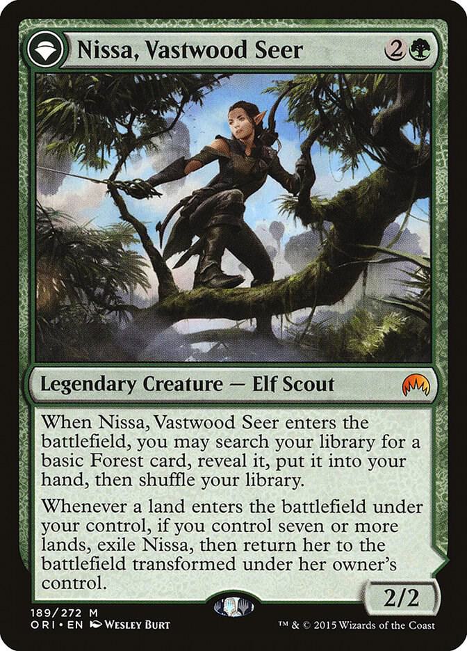 Nissa, Vastwood Seer 189 card from Magic Origins