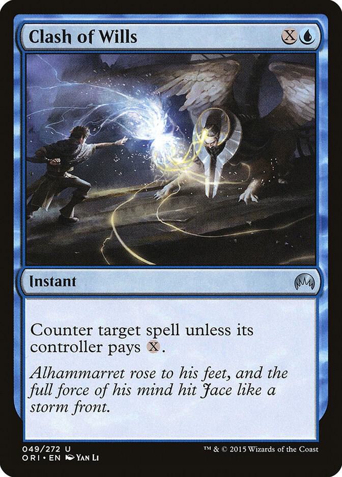 Clash of Wills 49 card from Magic Origins