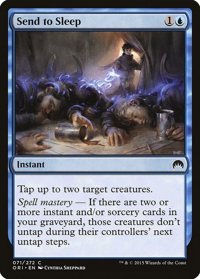 Send to Sleep 71 card from Magic Origins