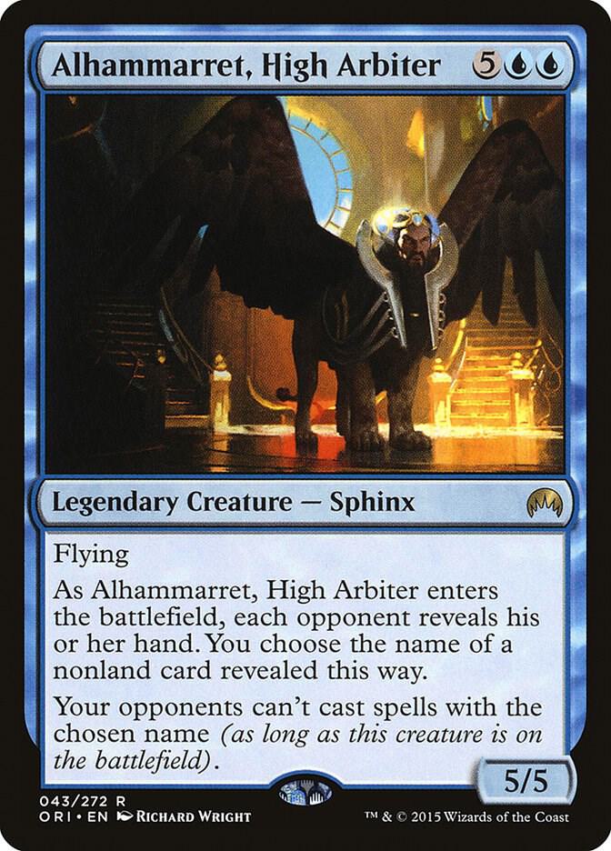 Alhammarret, High Arbiter 43 card from Magic Origins