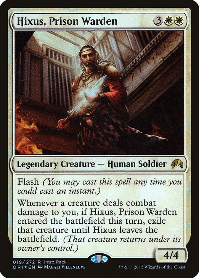Hixus, Prison Warden 19 card from Unique and Miscellaneous Promos