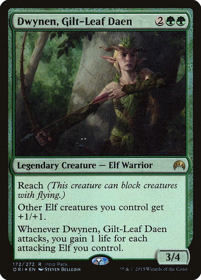 Dwynen, Gilt-Leaf Daen 172 card from Unique and Miscellaneous Promos