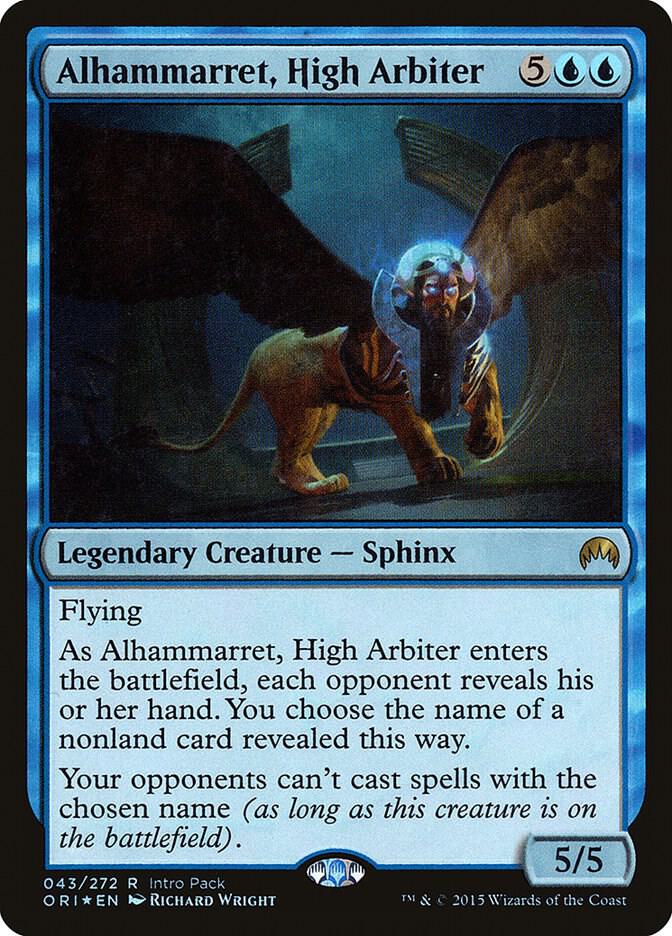 Alhammarret, High Arbiter 43 card from Unique and Miscellaneous Promos