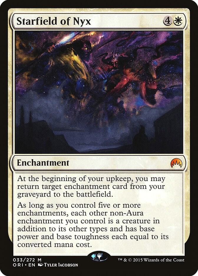 Starfield of Nyx 33 card from Magic Origins