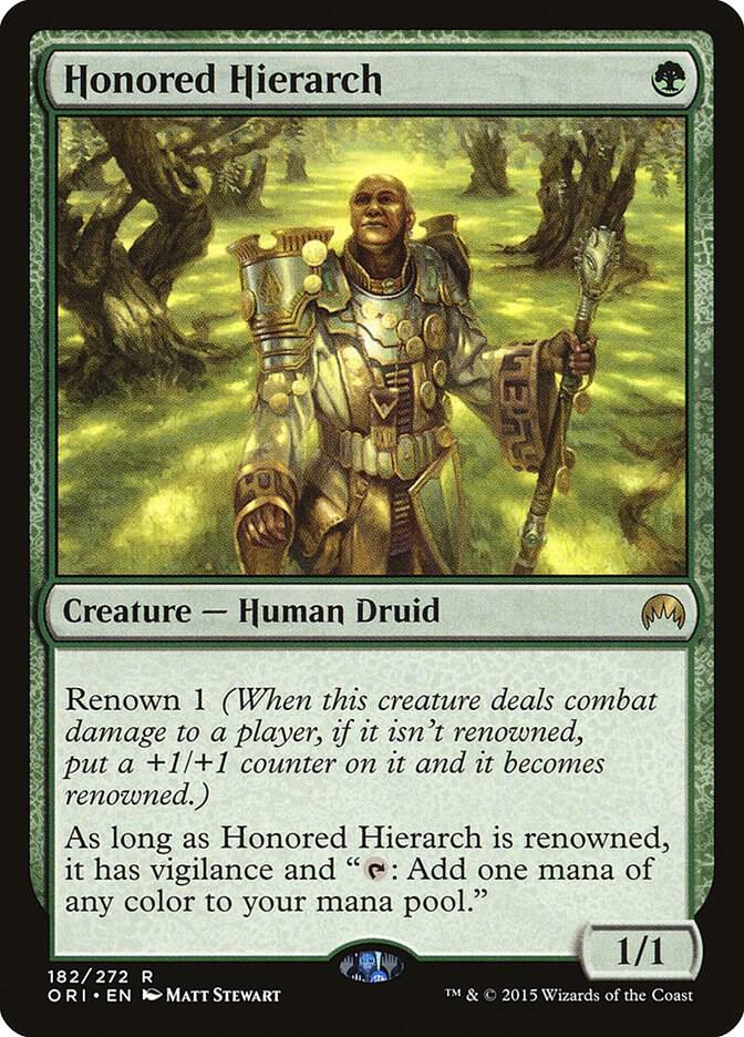 Honored Hierarch 182 card from Magic Origins