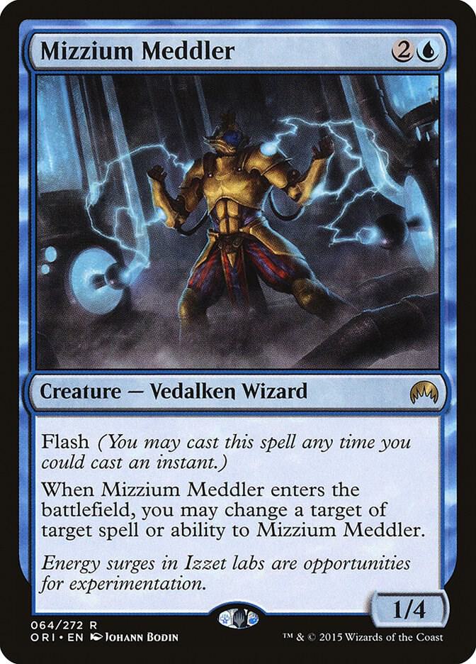 Mizzium Meddler 64 card from Magic Origins