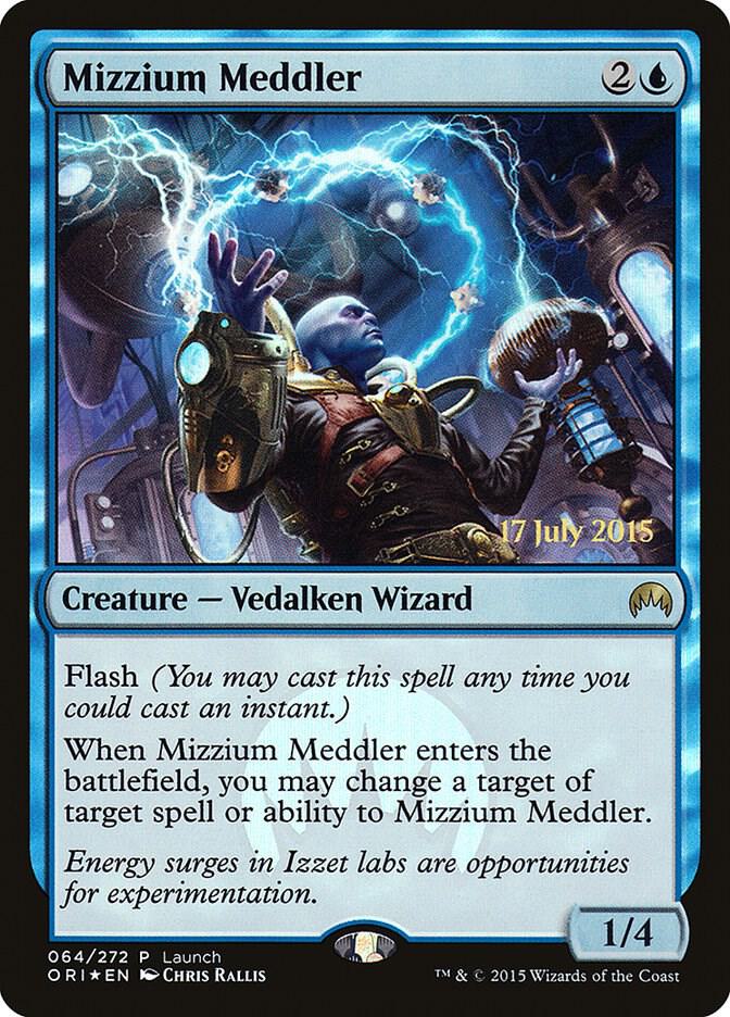 Mizzium Meddler card from Launch Party & Release Event Promos