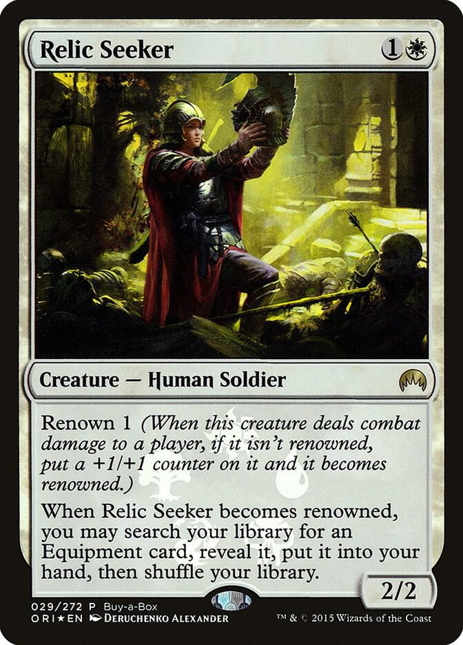 Relic Seeker 29 card from Buy-A-Box Promos