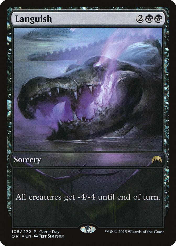 Languish 105 card from Game Day & Store Championship Promos
