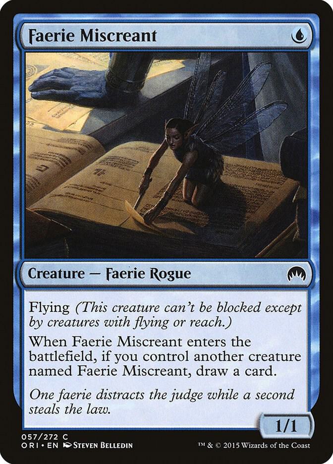 Faerie Miscreant 57 card from Magic Origins