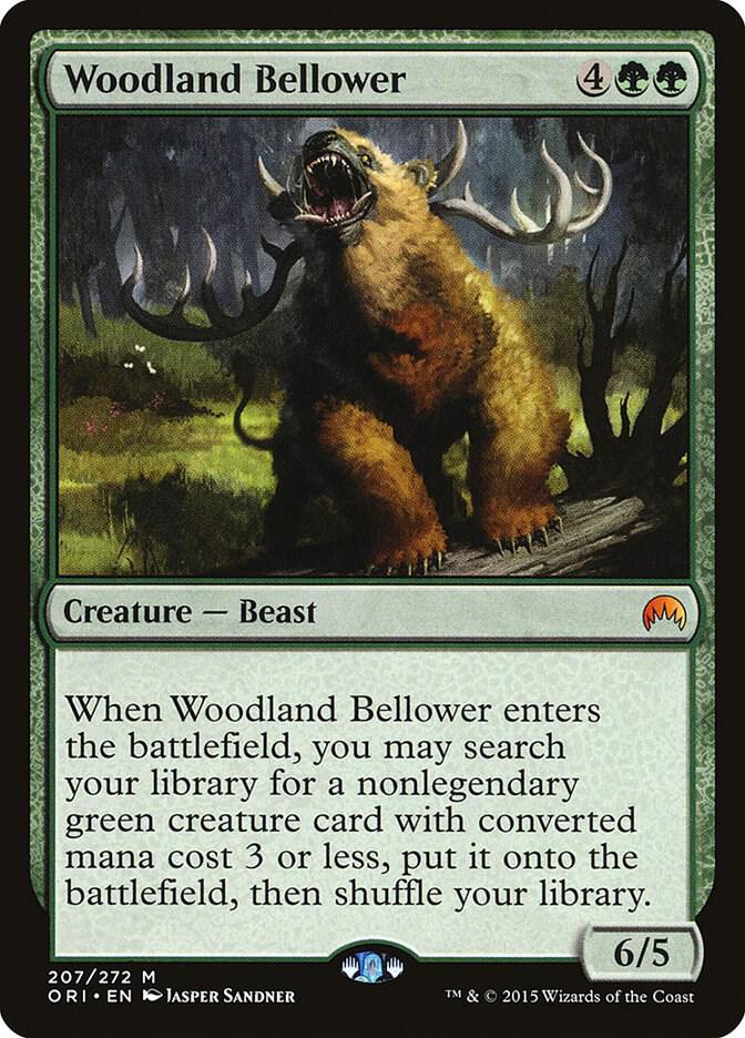 Woodland Bellower 207 card from Magic Origins