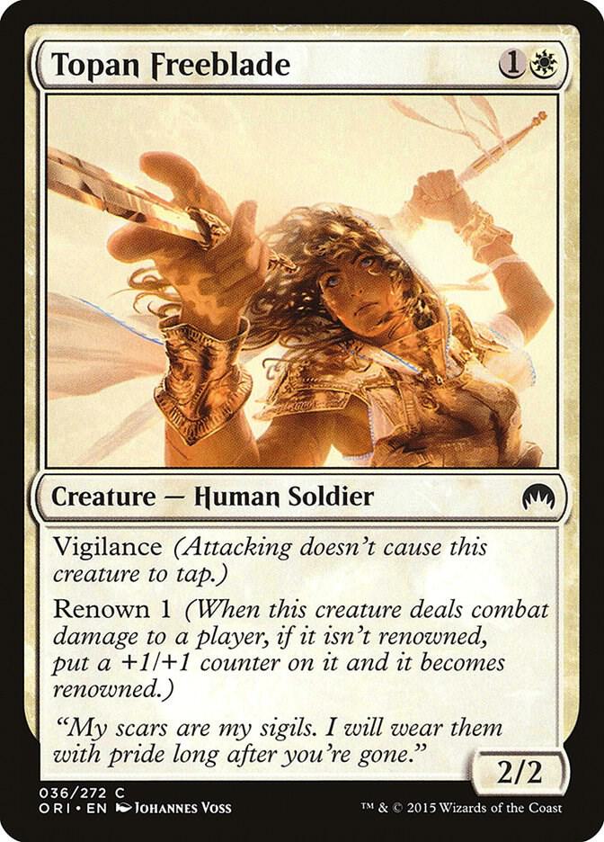 Topan Freeblade 36 card from Magic Origins