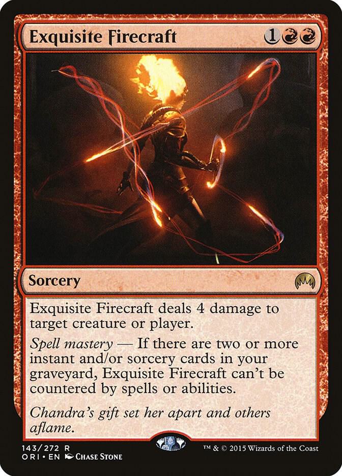 Exquisite Firecraft 143 card from Magic Origins