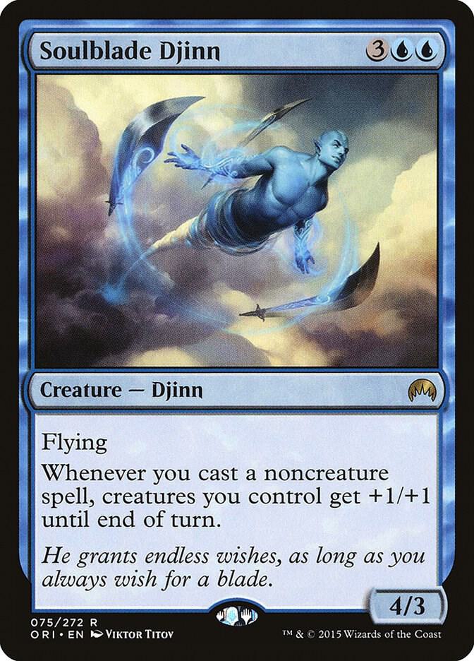 Soulblade Djinn 75 card from Magic Origins