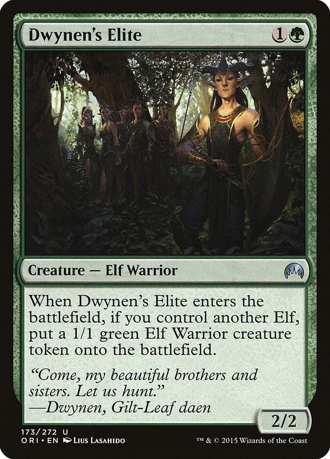 Dwynen's Elite 173 card from Magic Origins
