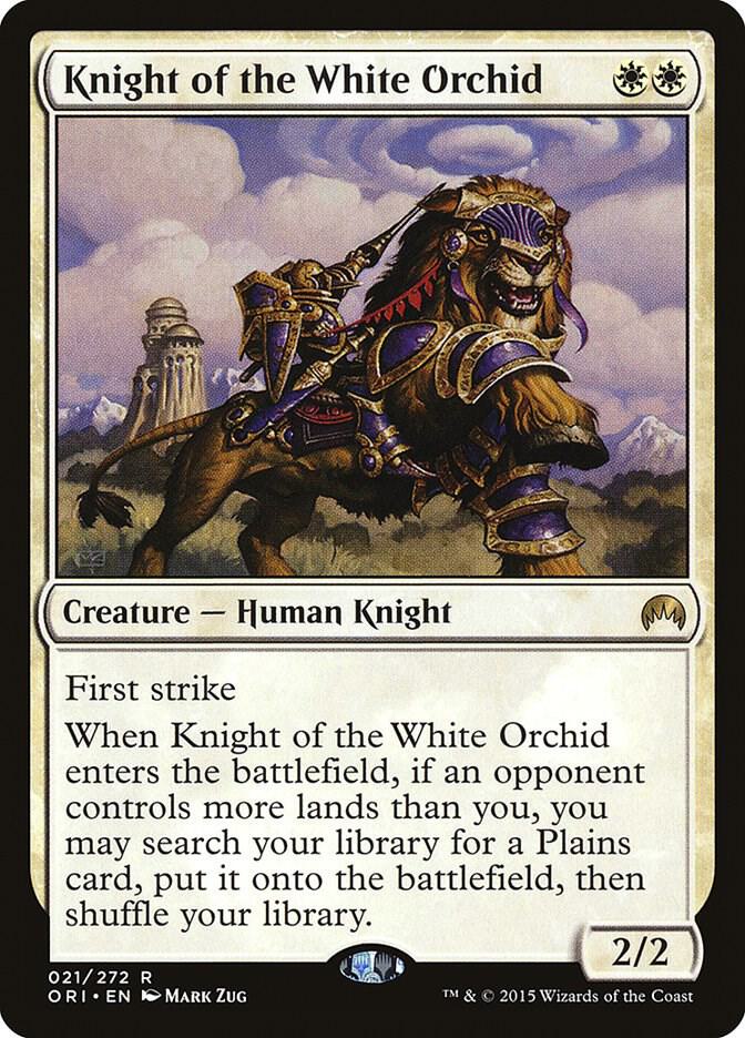 Knight of the White Orchid 21 card from Magic Origins