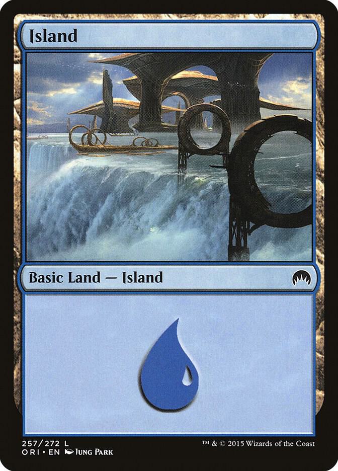Island 257 card from Magic Origins