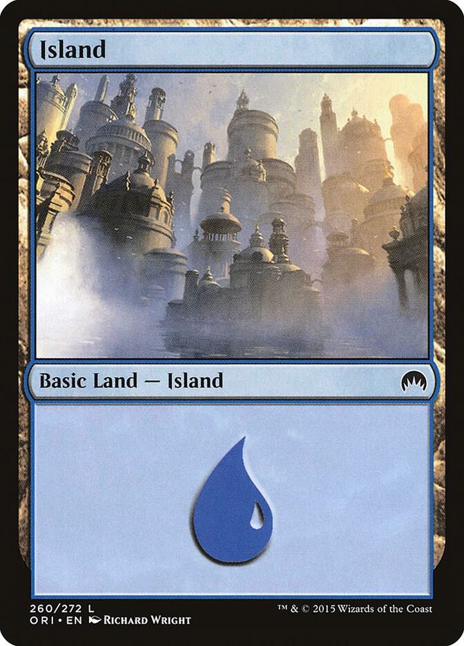 Island 260 card from Magic Origins
