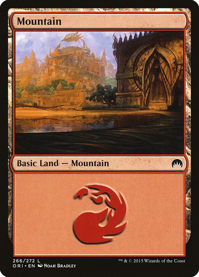 Mountain 266 card from Magic Origins