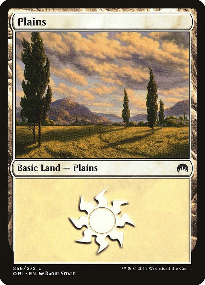 Plains 256 card from Magic Origins