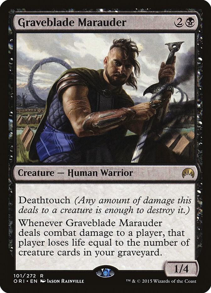 Graveblade Marauder 101 card from Magic Origins