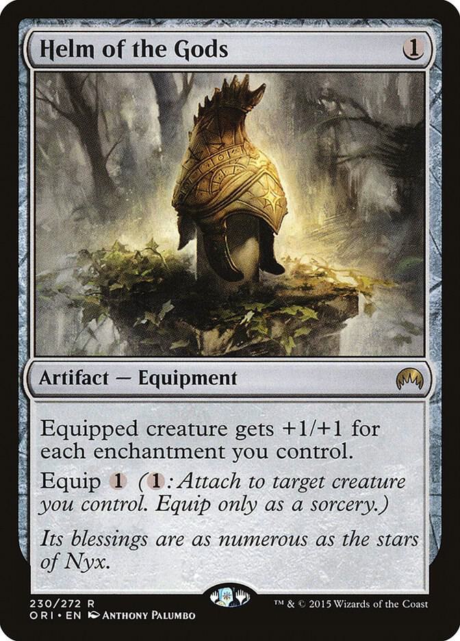 Helm of the Gods 230 card from Magic Origins
