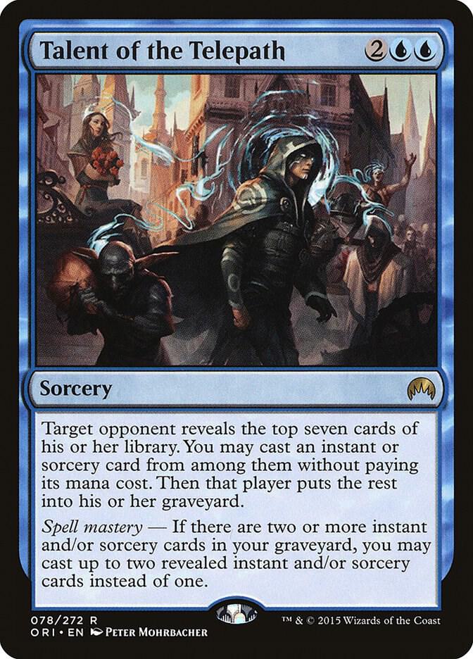 Talent of the Telepath 78 card from Magic Origins