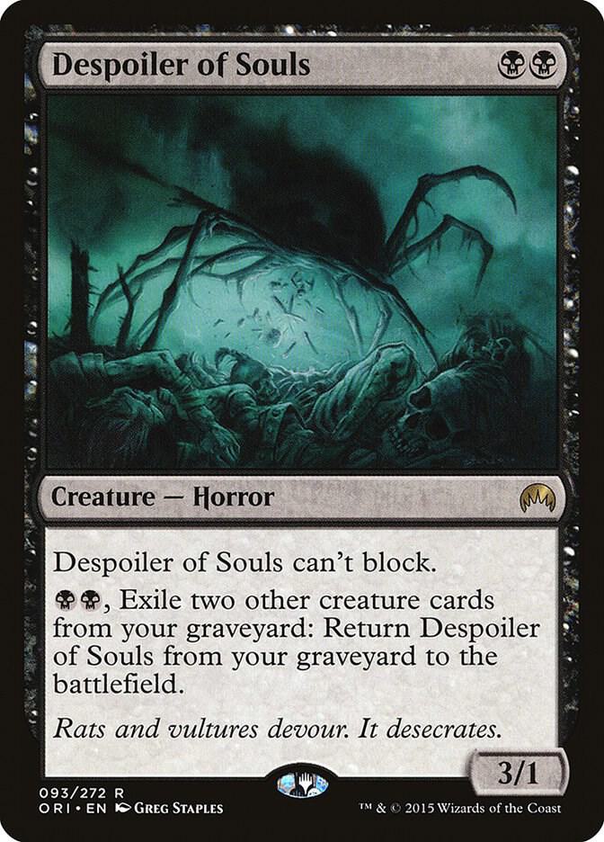 Despoiler of Souls 93 card from Magic Origins