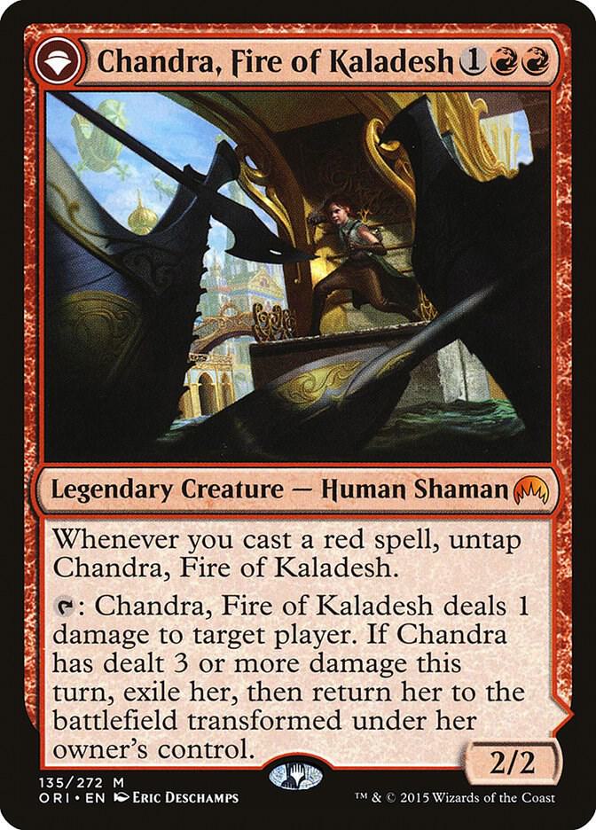 Chandra, Fire of Kaladesh 135 card from Magic Origins