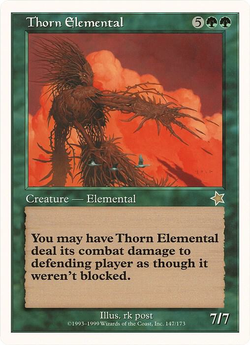 Thorn Elemental (Starter 1999) 147 card from Oversize Cards