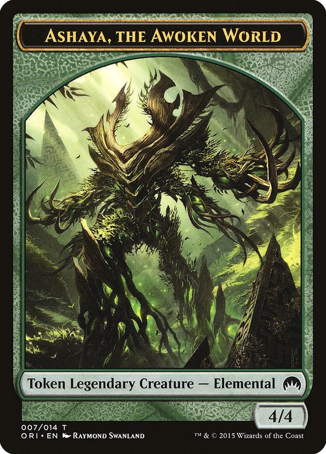 Ashaya, the Awoken World Token 7 card from Magic Origins