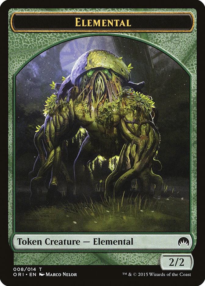 Elemental Token 8 card from Magic Origins