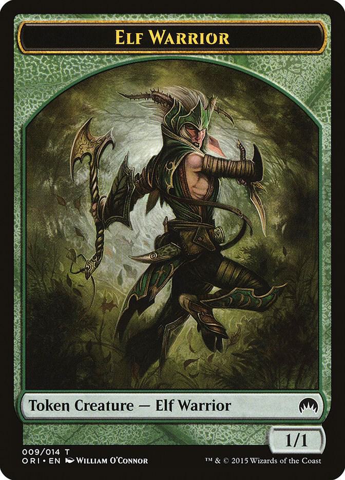 Elf Warrior Token 9 card from Magic Origins