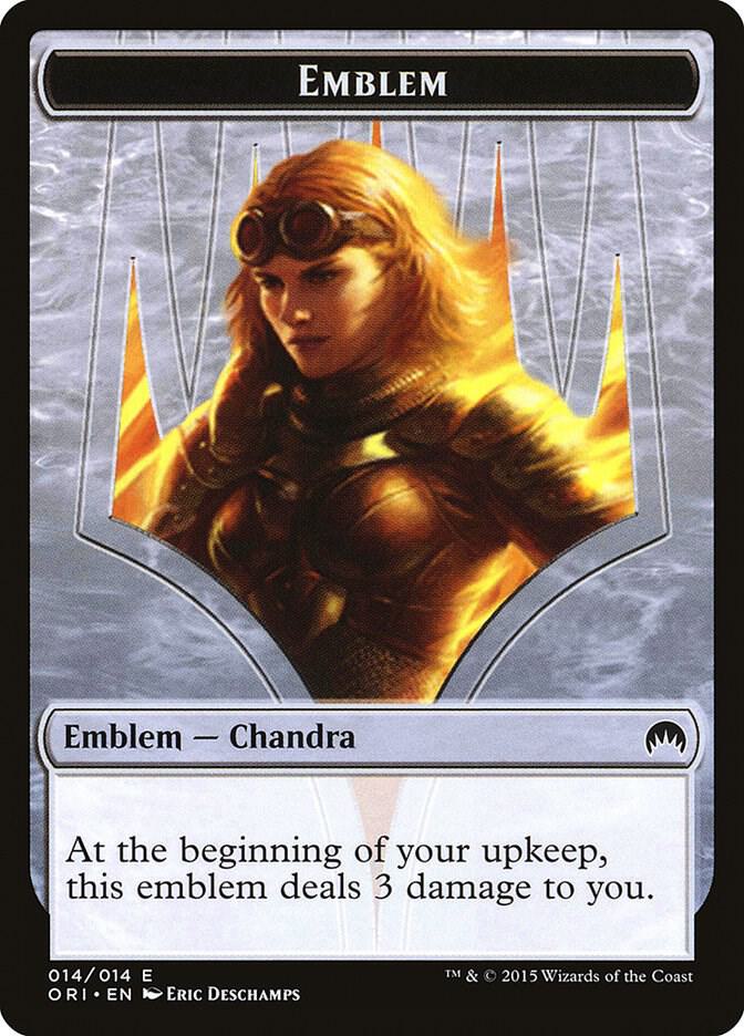 Emblem - Chandra, Roaring Flame 14 card from Magic Origins