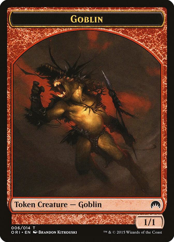 Goblin Token 6 card from Magic Origins