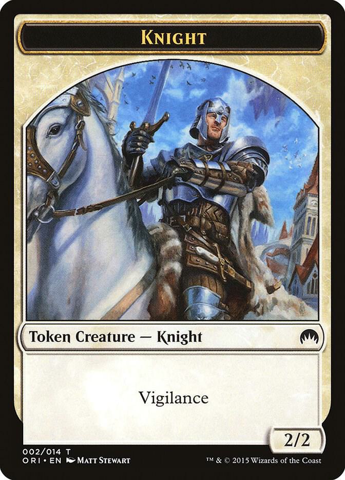 Knight Token 2 card from Magic Origins
