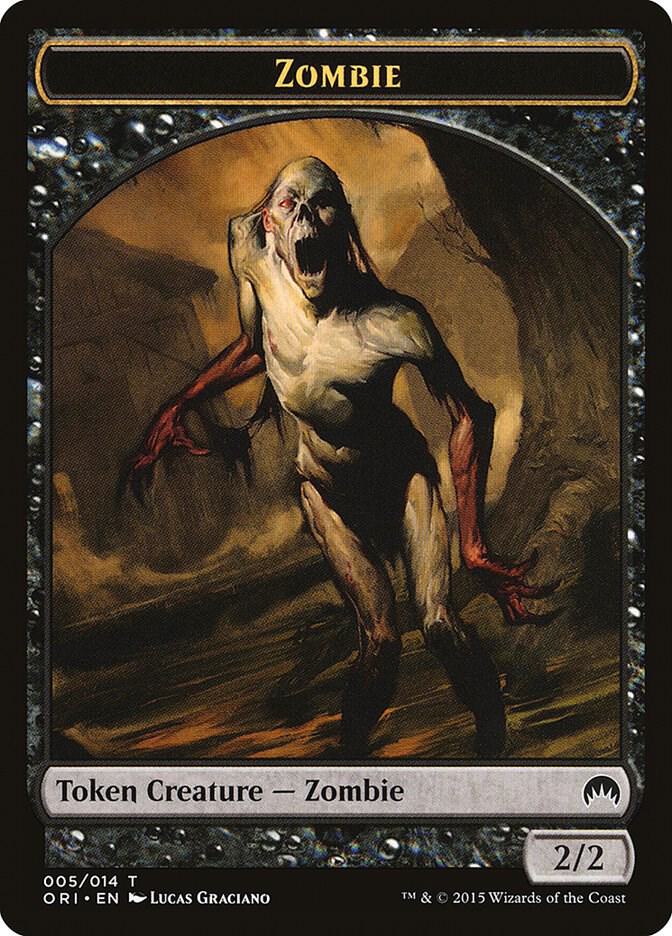Zombie Token 5 card from Magic Origins
