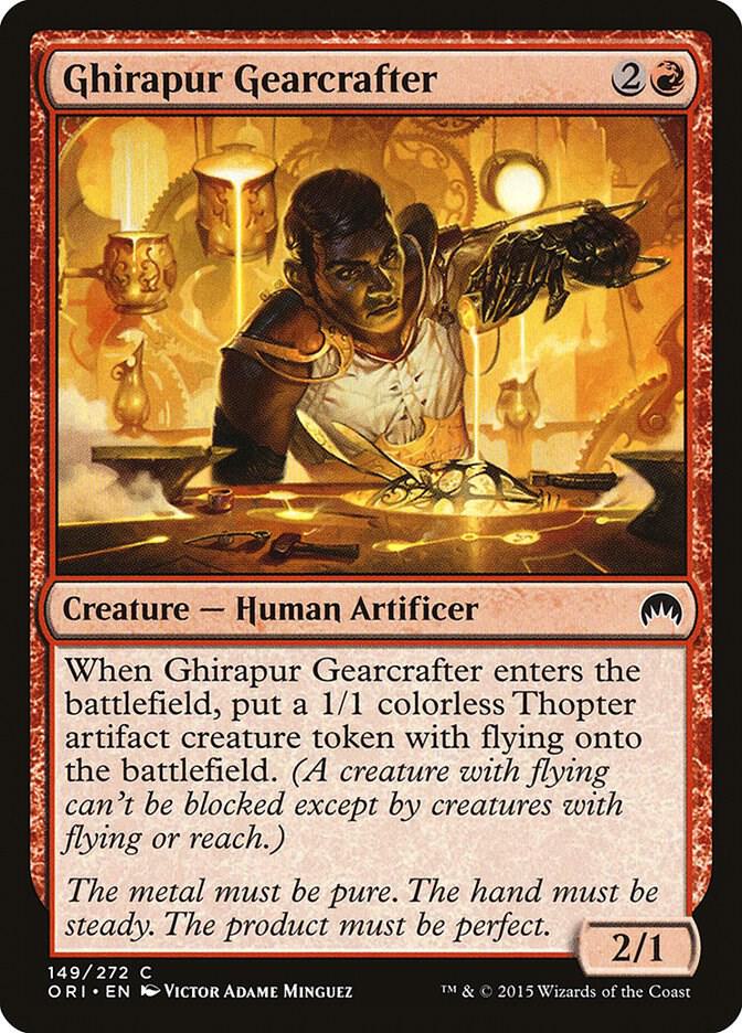 Ghirapur Gearcrafter 149 card from Magic Origins