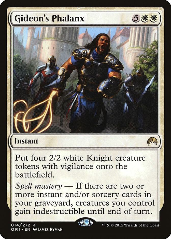 Gideon's Phalanx 14 card from Magic Origins