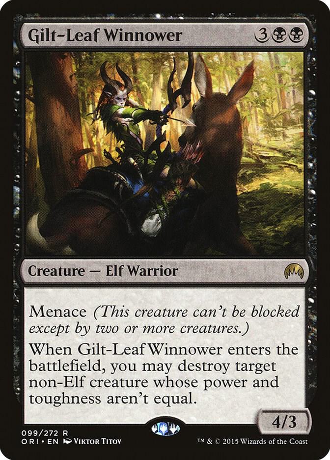 Gilt-Leaf Winnower 99 card from Magic Origins
