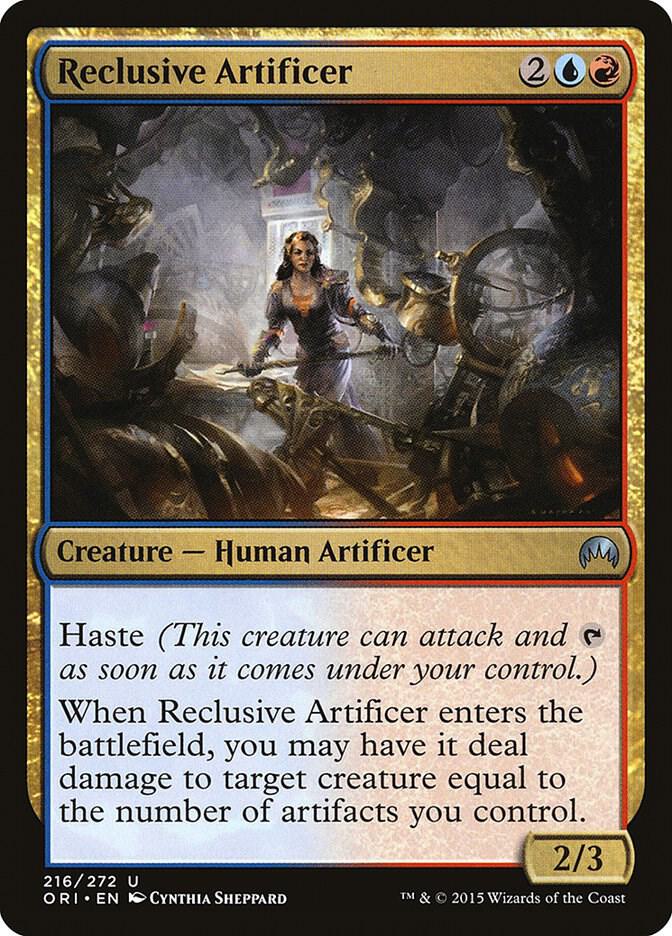 Reclusive Artificer 216 card from Magic Origins