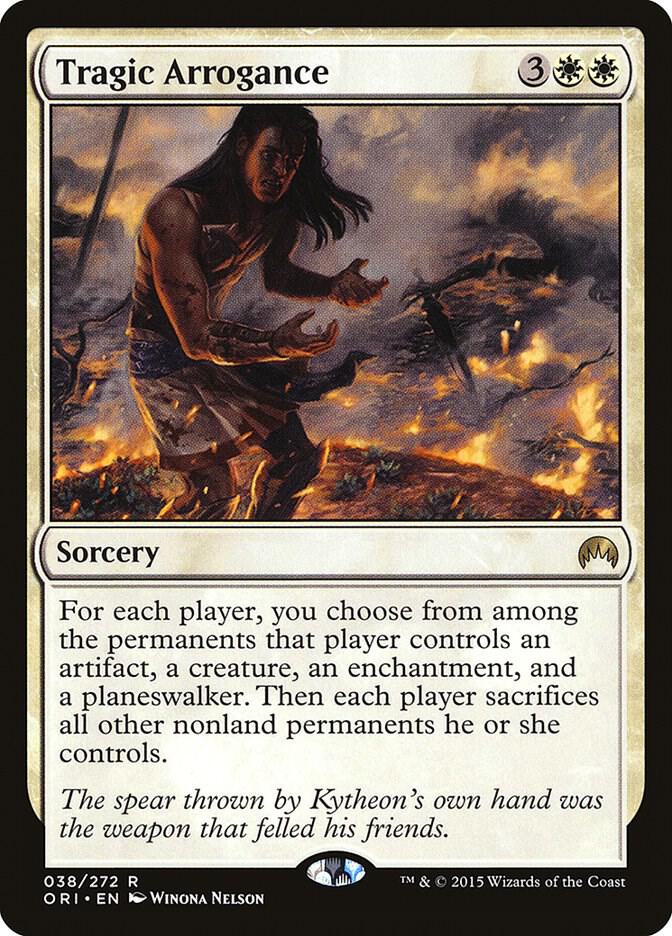 Tragic Arrogance 38 card from Magic Origins