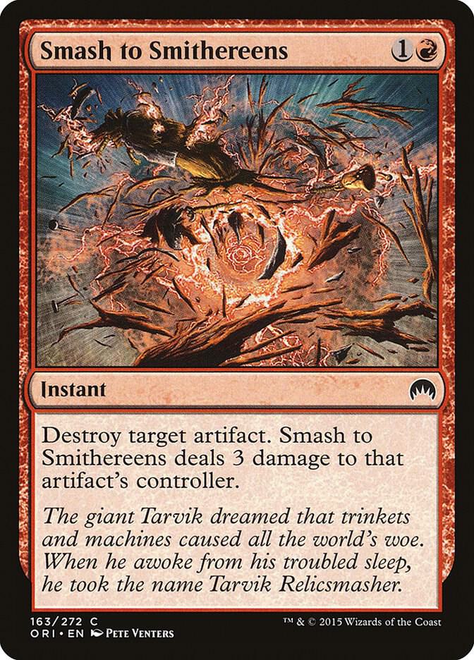 Smash to Smithereens 163 card from Magic Origins