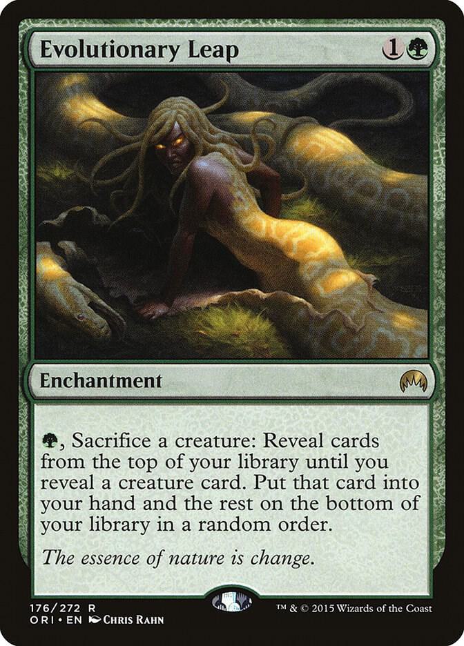 Evolutionary Leap 176 card from Magic Origins