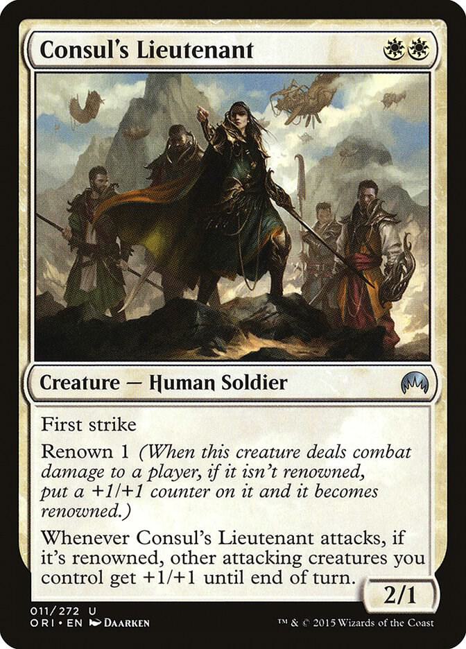 Consul's Lieutenant 11 card from Magic Origins